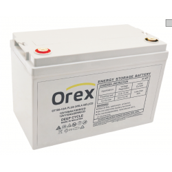 Orex 12V 110Ah (20Hr) Vrla Deep Cycle Jel Akü (333x173x222mm)